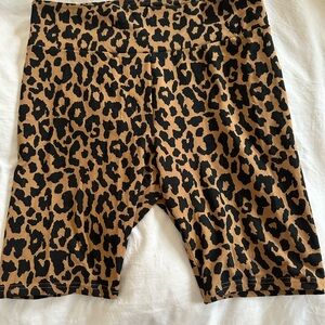 Wild Fable Leopard Print Athletic Shorts